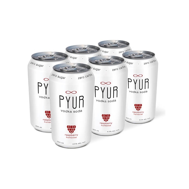 Pyur Vodka Soda Raspberry